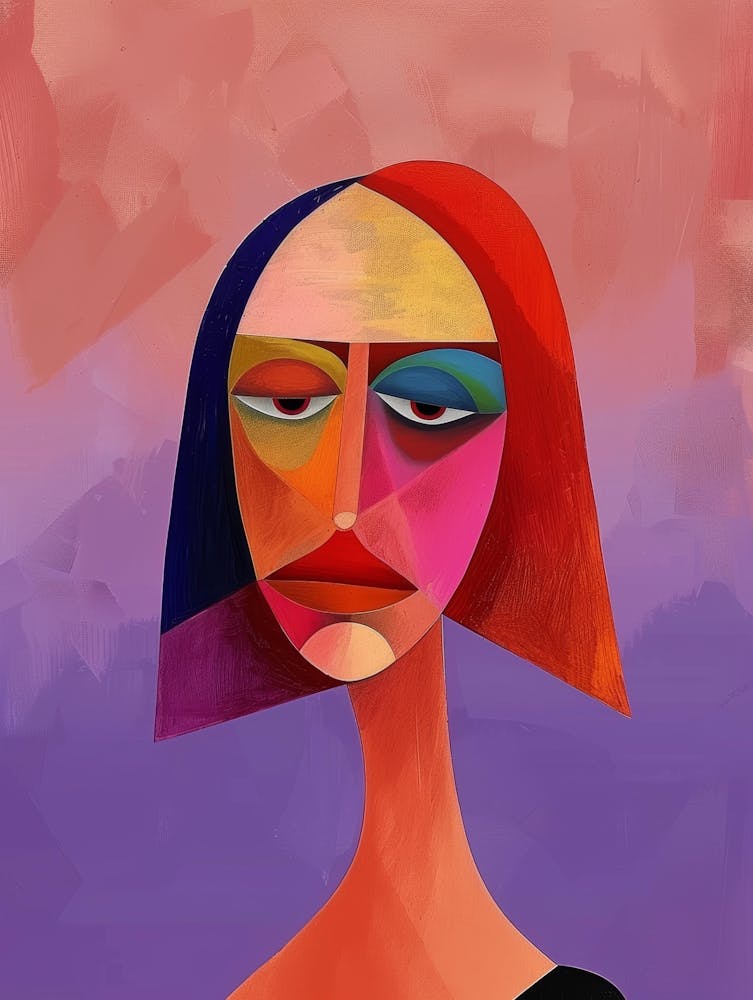 Abstract Woman'S Face 18