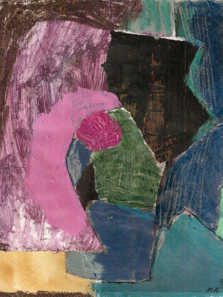 A Ladder And A Pink Banana