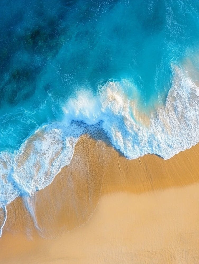 Aerial View Of A Beach 93