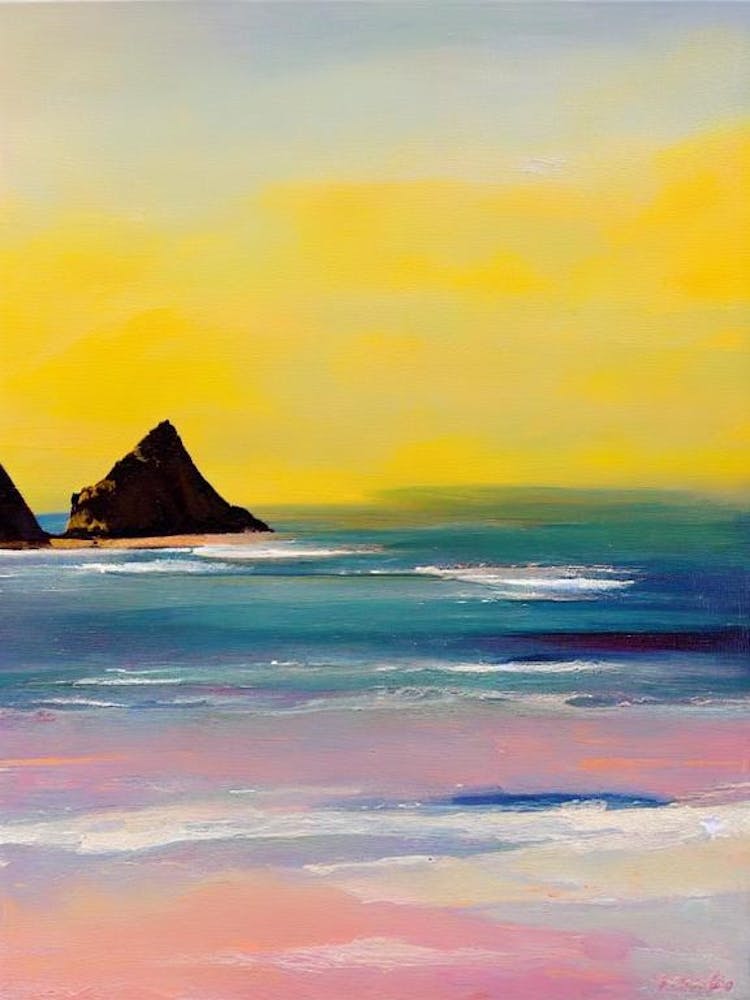 Sandwood Bay Beach, Sutherland, Scotland Bright Abstract