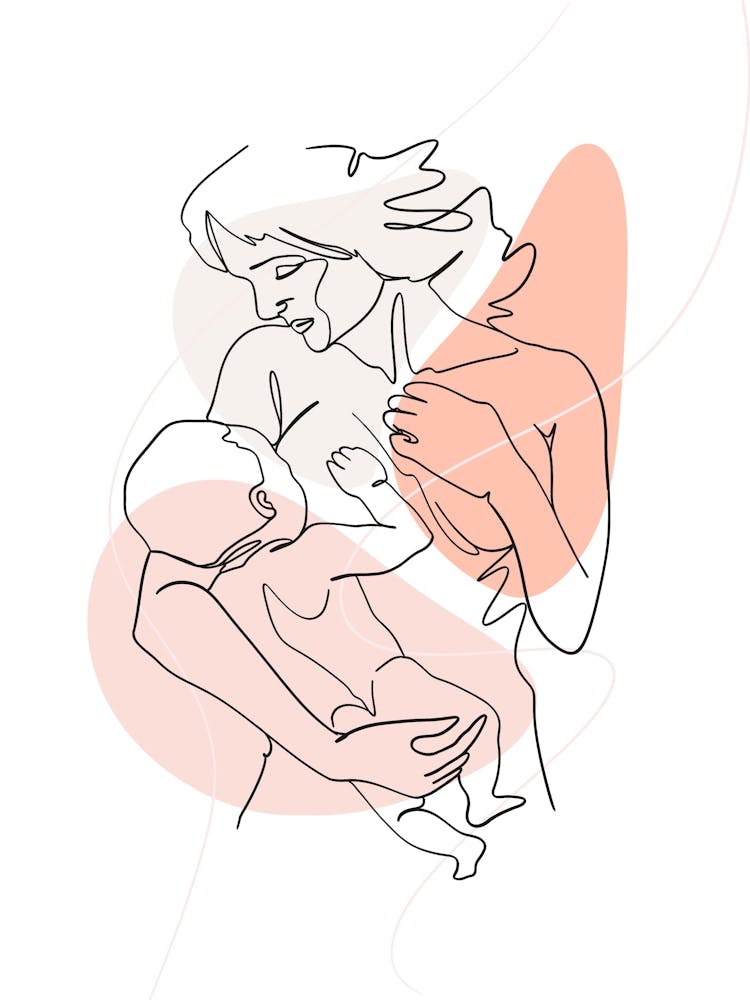 Mother Breastfeeding Her Baby Mothers day