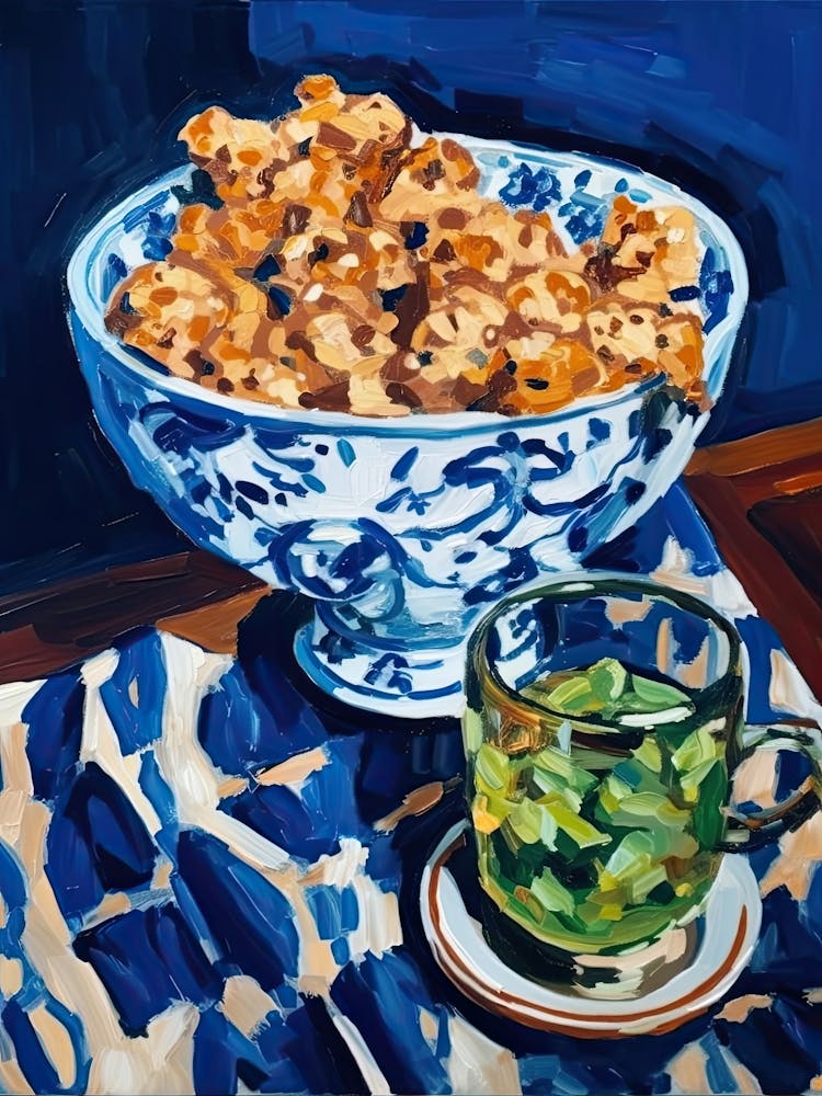 Caramel Popcorn Painting 1