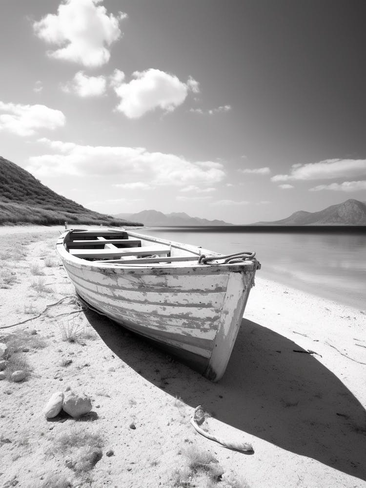 San Vito Lo Capo, Italy, Black And White Photography 4