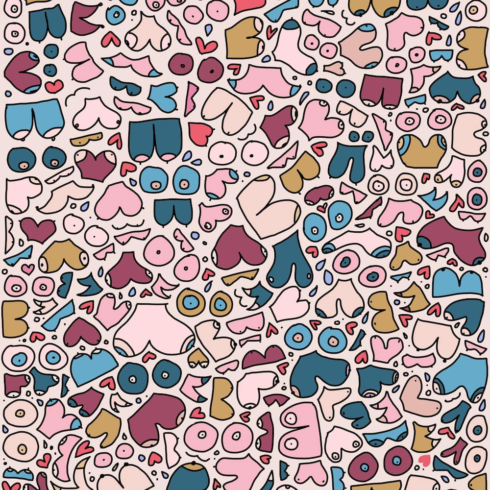 fun boob pattern
