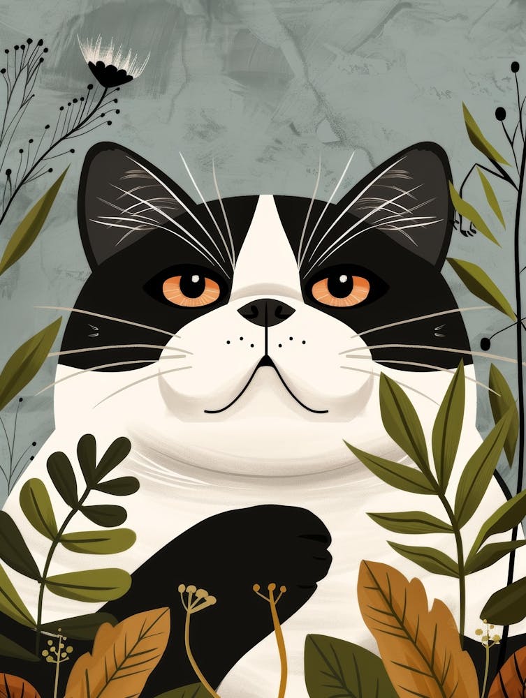 Cat In The Forest 3