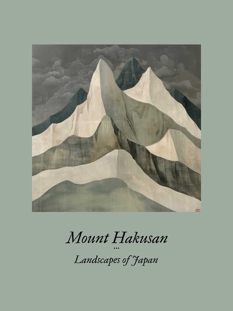 Landschaften Japans Mount Hakusan
