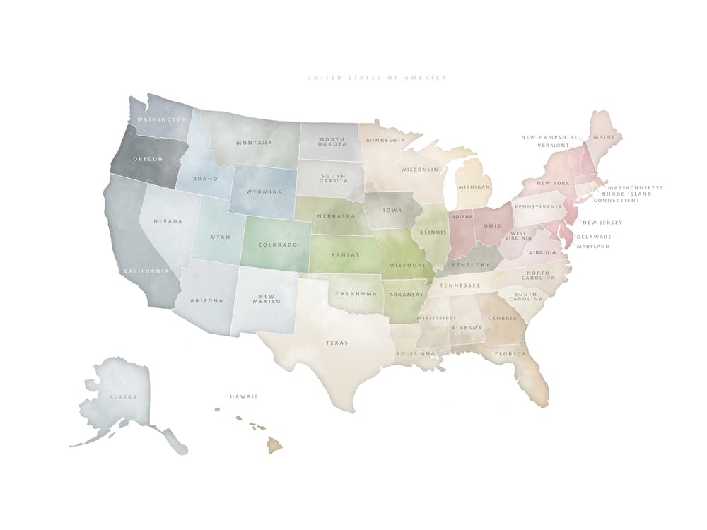 USA Map No 426