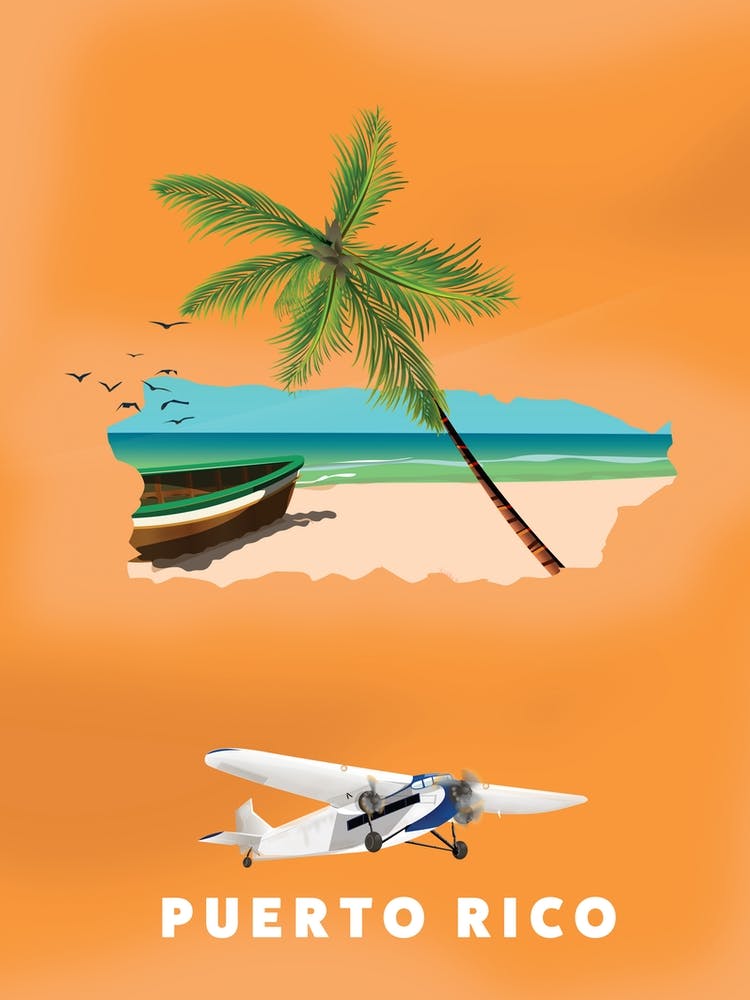 Puerto Rico Travel map