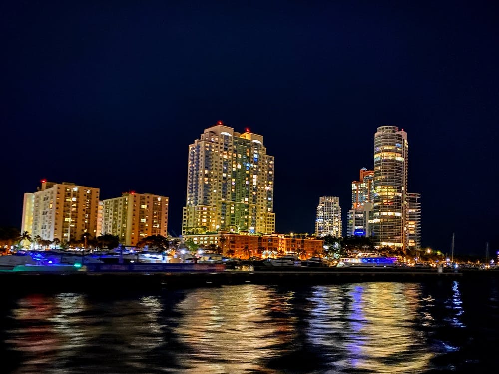 Night In Miami Beach (Miami at Night Series)