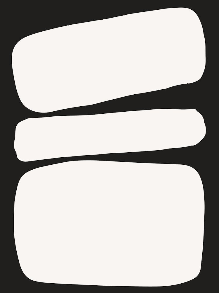 Abstract Bauhaus Shapes 3 B&W