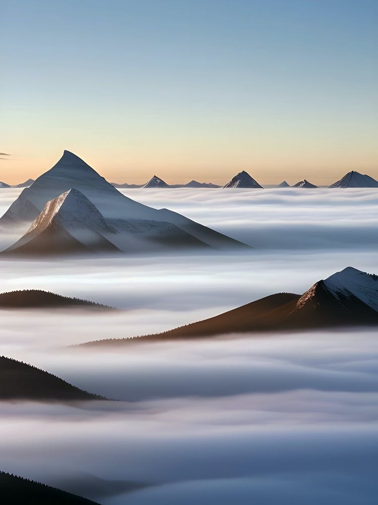 Alluring Fog In The Mountains