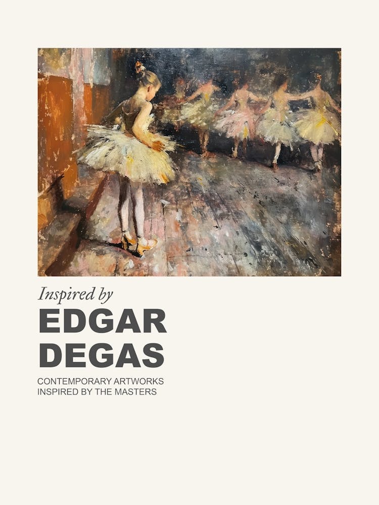 Museum Poster Inspired By Edgar Degas 4
