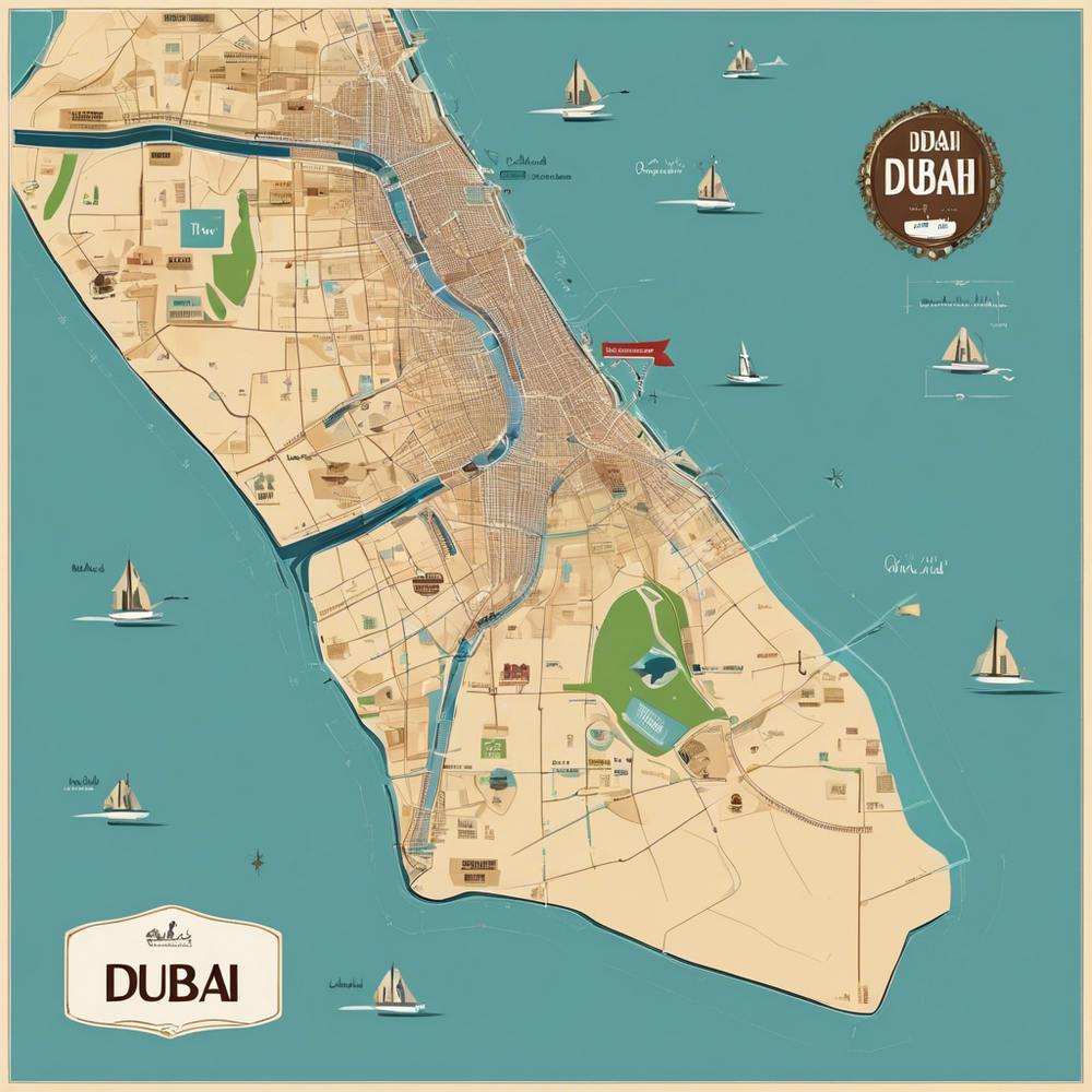 Dubai City Map