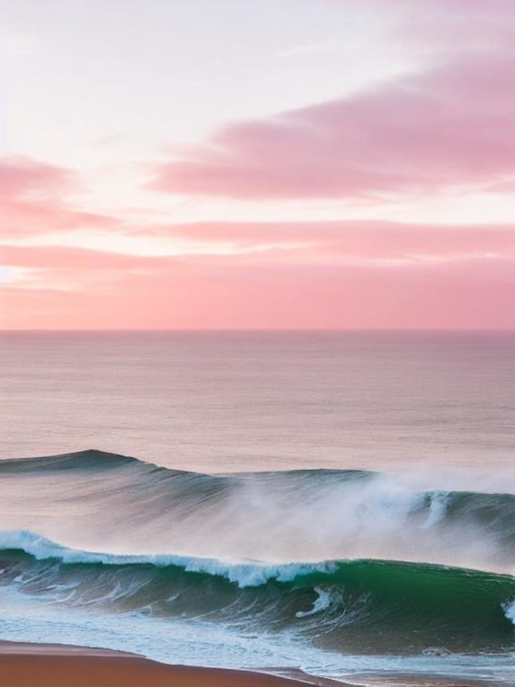 Woolacombe Beach, Devon Pink Photography 1