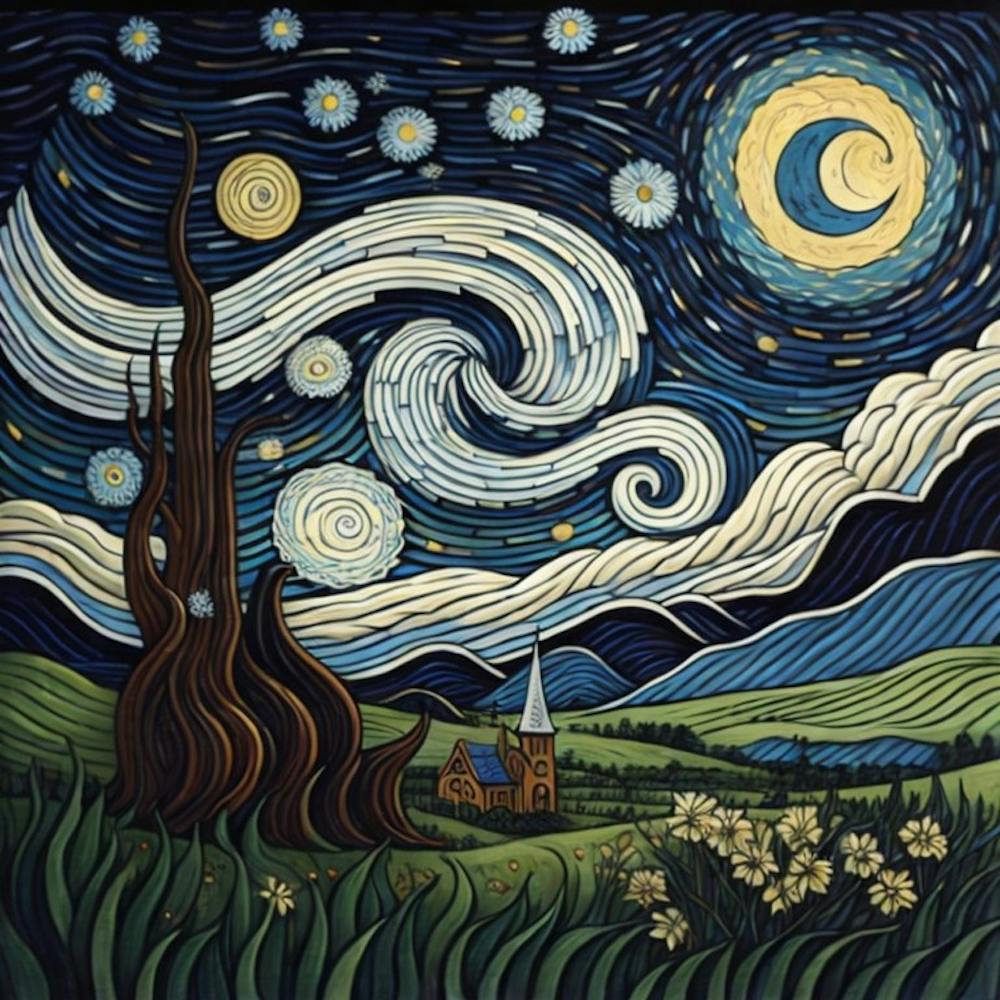 The starry night
