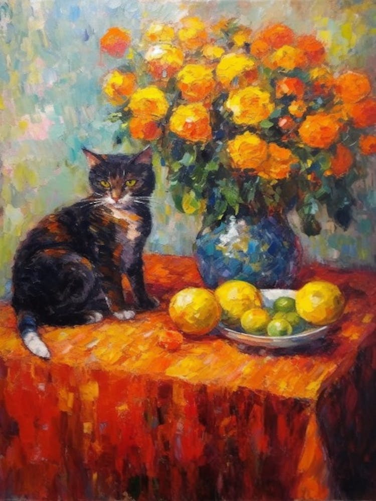 Marigold With A Cat1