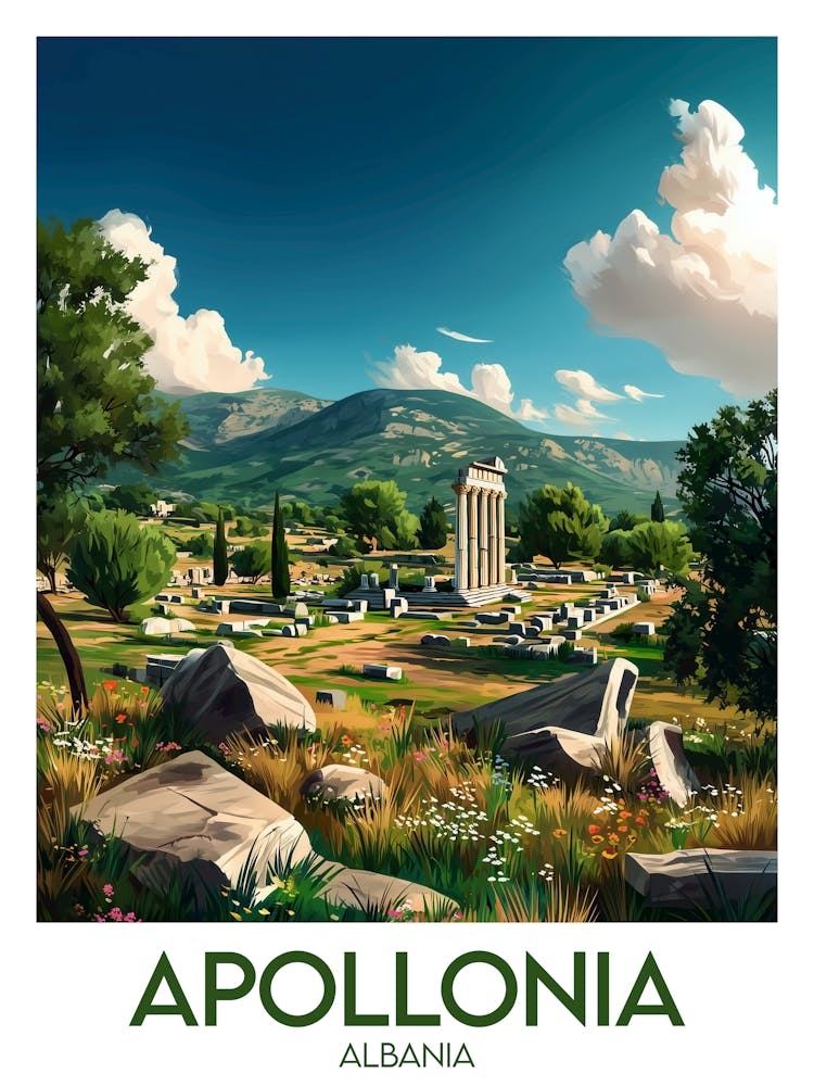 Affiche de voyage Apollonia