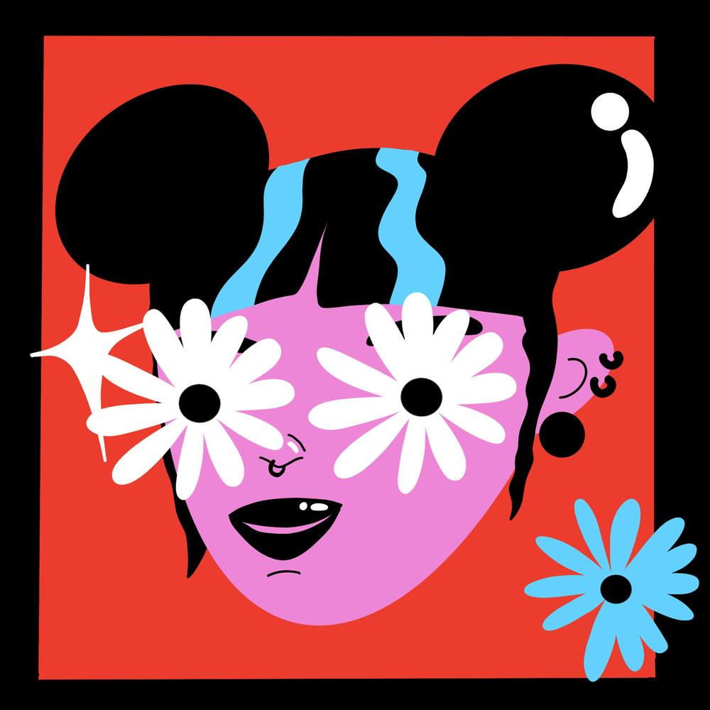 Girl With Flowers
