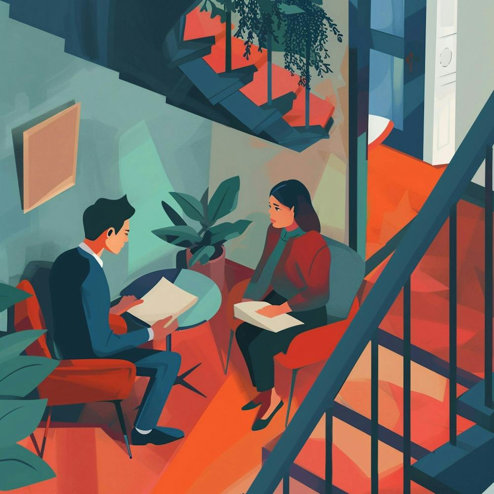 Illustration Of A Business Meeting 2