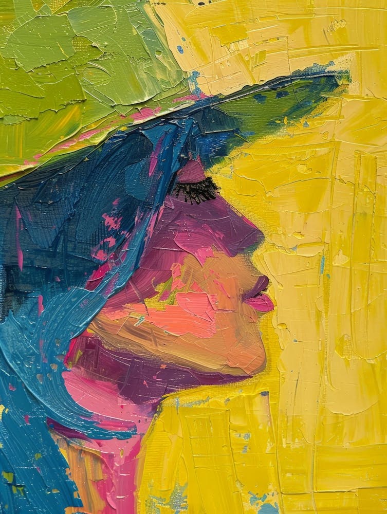 Portrait Of A Woman In A Hat 10