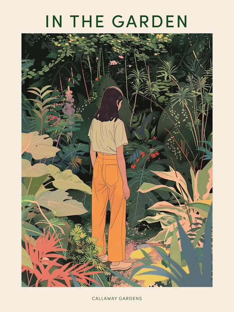 In The Garden Poster Callaway Gardens 3