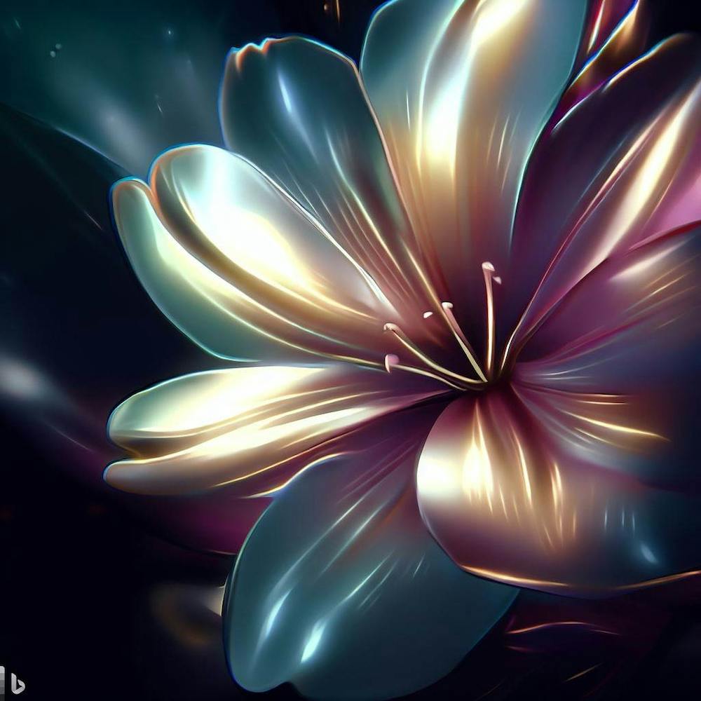 Schöne Blume im Schatten