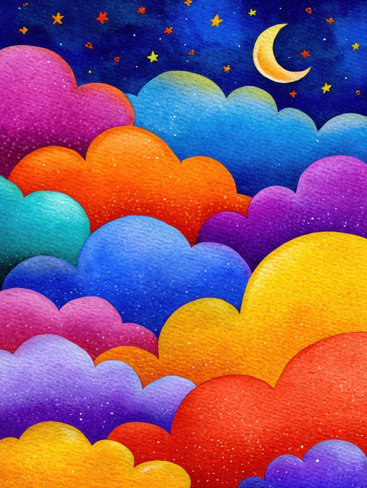 Colorful Clouds In The Sky 1