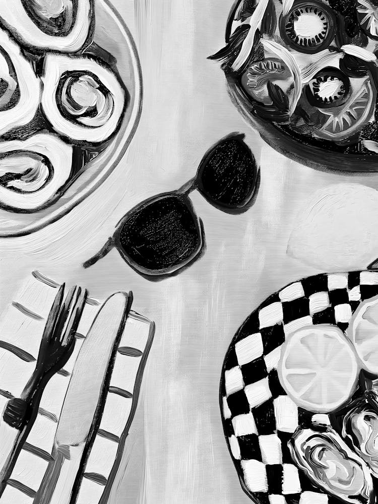 Black And White Painting 104