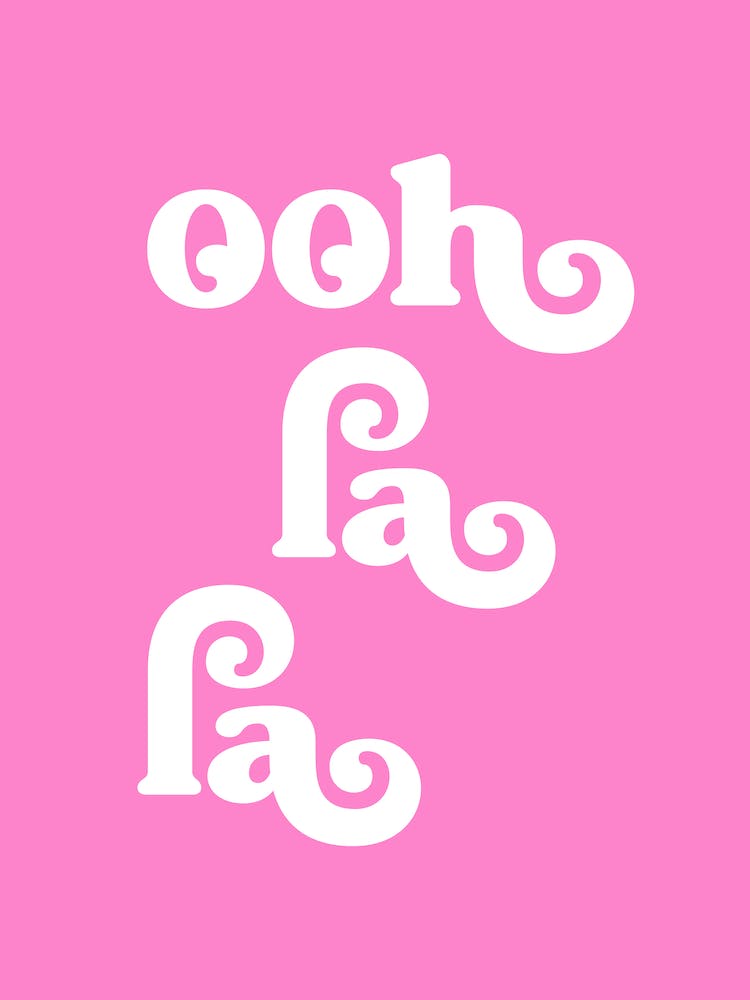 ooh la la (pink tone)