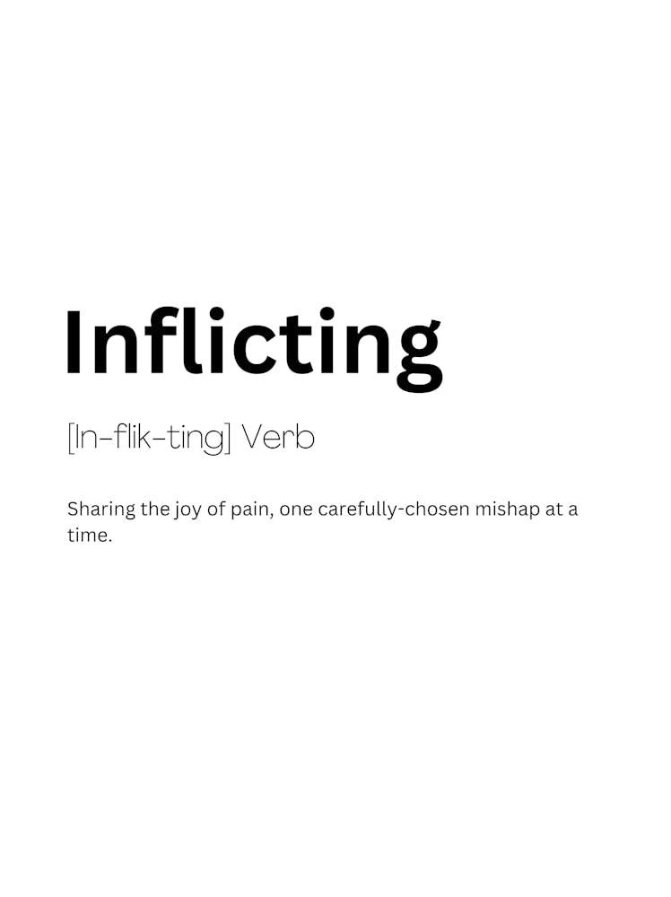 Inflicting Definition Meaning