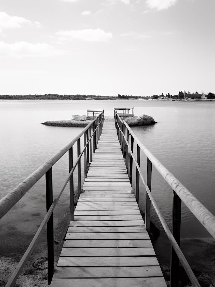 Porto Cesareo, Italy, Black And White Photography 3