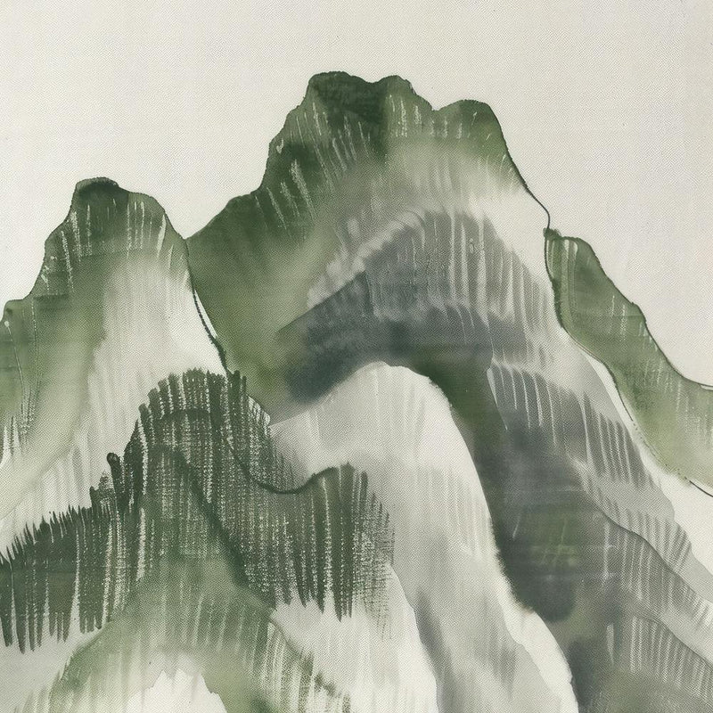 Japanese Watercolour Of Mount Nasu 5