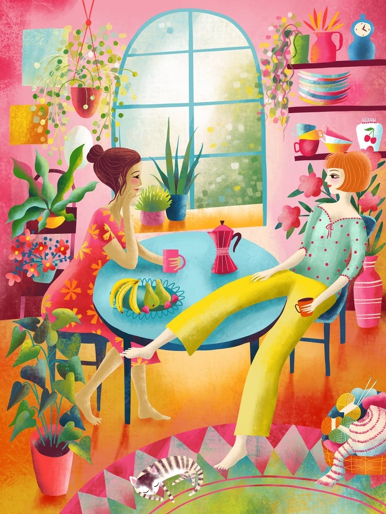 Sunny Kitchen Coffee Chat