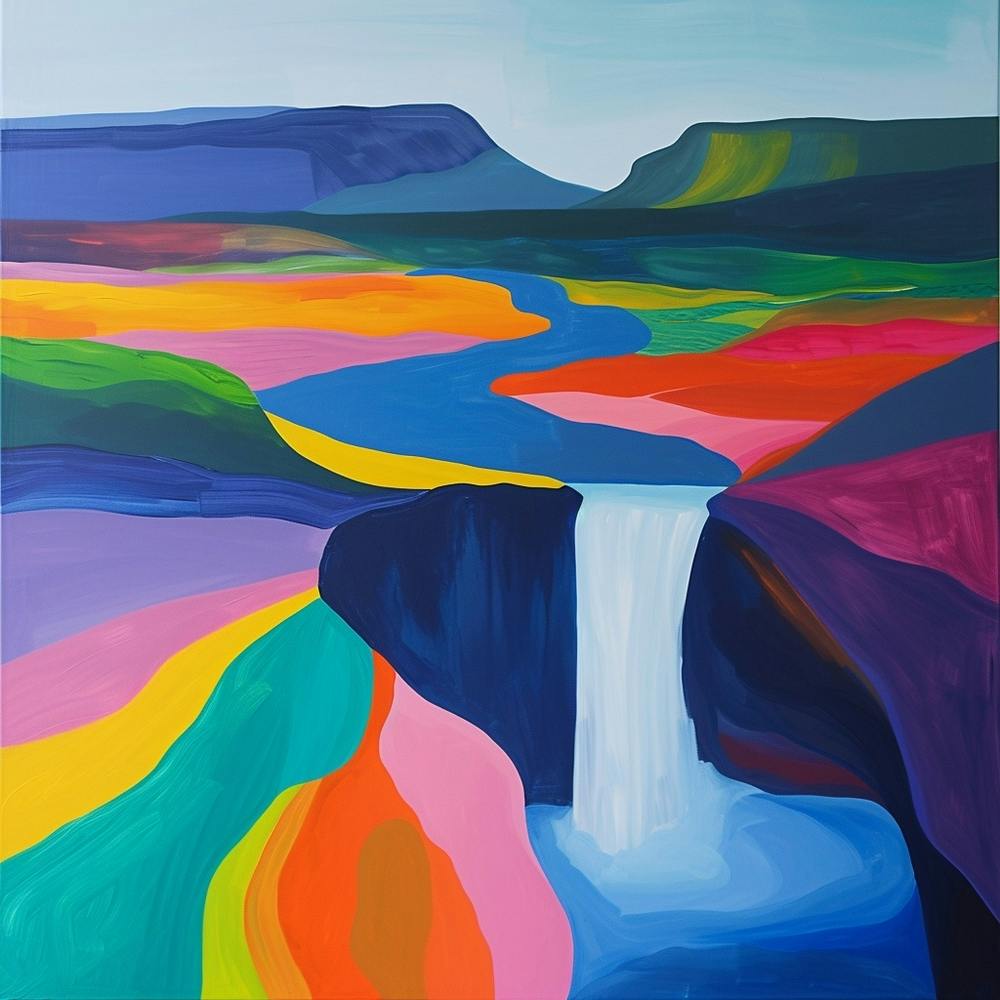 Abstract Travel Collection Iceland 3