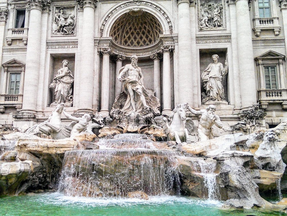 Trevi Fountain Rome Italy (Rome Series)