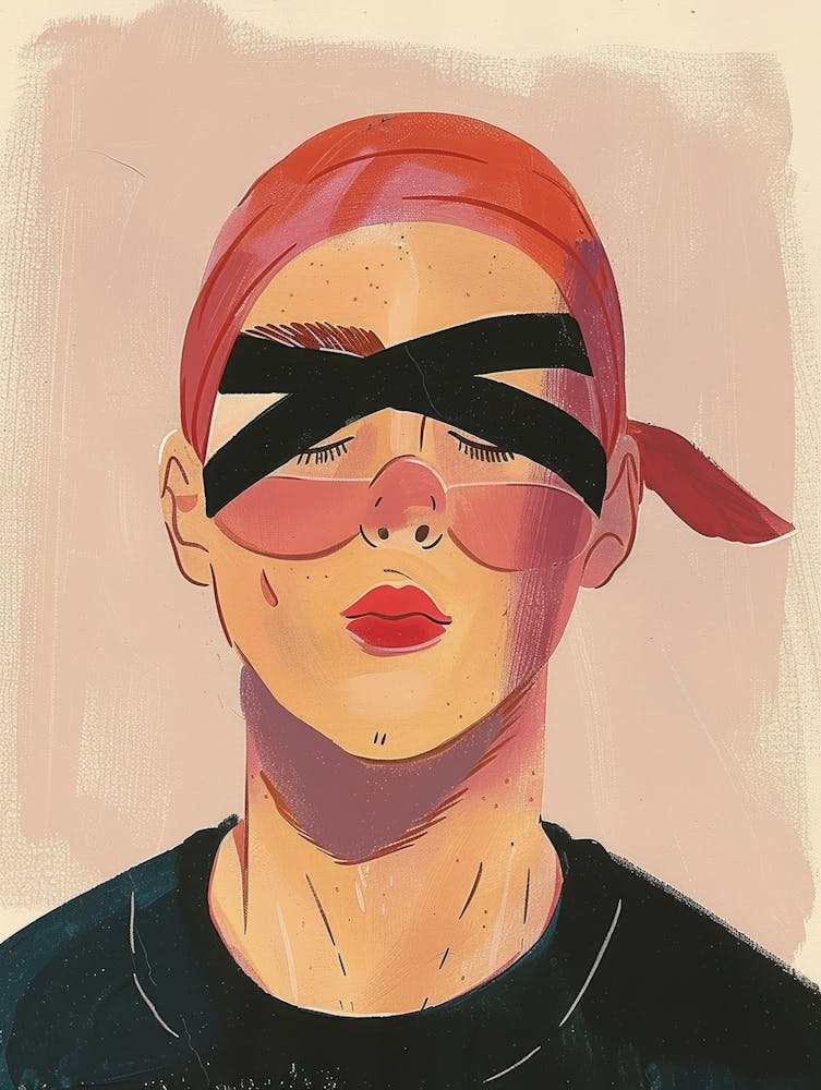 Girl With Red Bandana