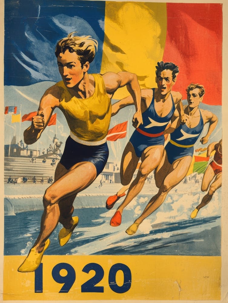 Aihrgdesign A Vintage Sports Poster For The 1920 Antwerp Olym 4cae4c7c F7e7 4fc2 9b93 20a49eddc9e2 1