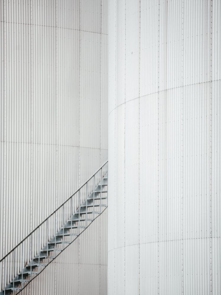 Industrial Minimalist Tank Stairs