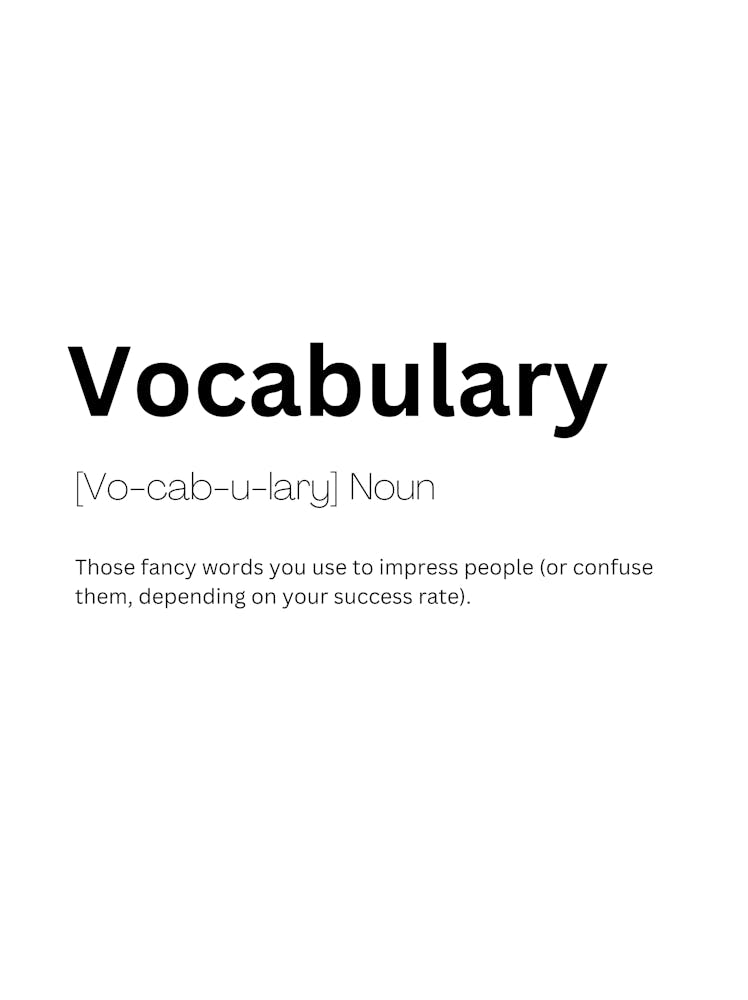 Vocabulary Definition Meaning