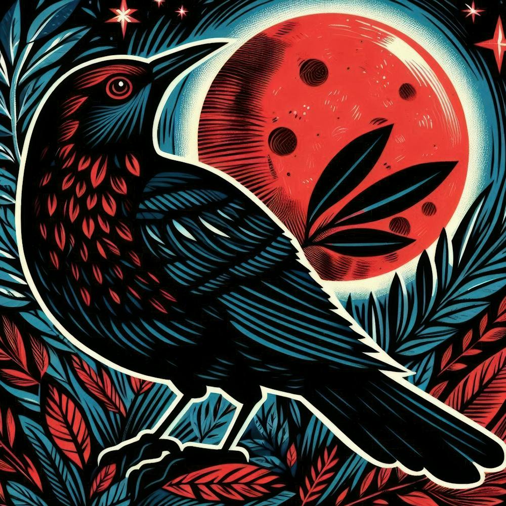 The Crow and Moon 4