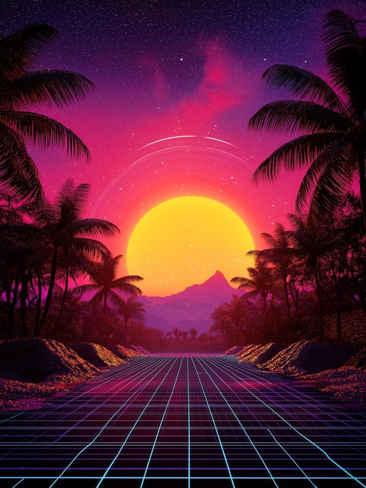 80s Retro Wallpaper