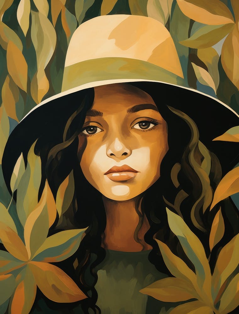 Girl In A Hat 2