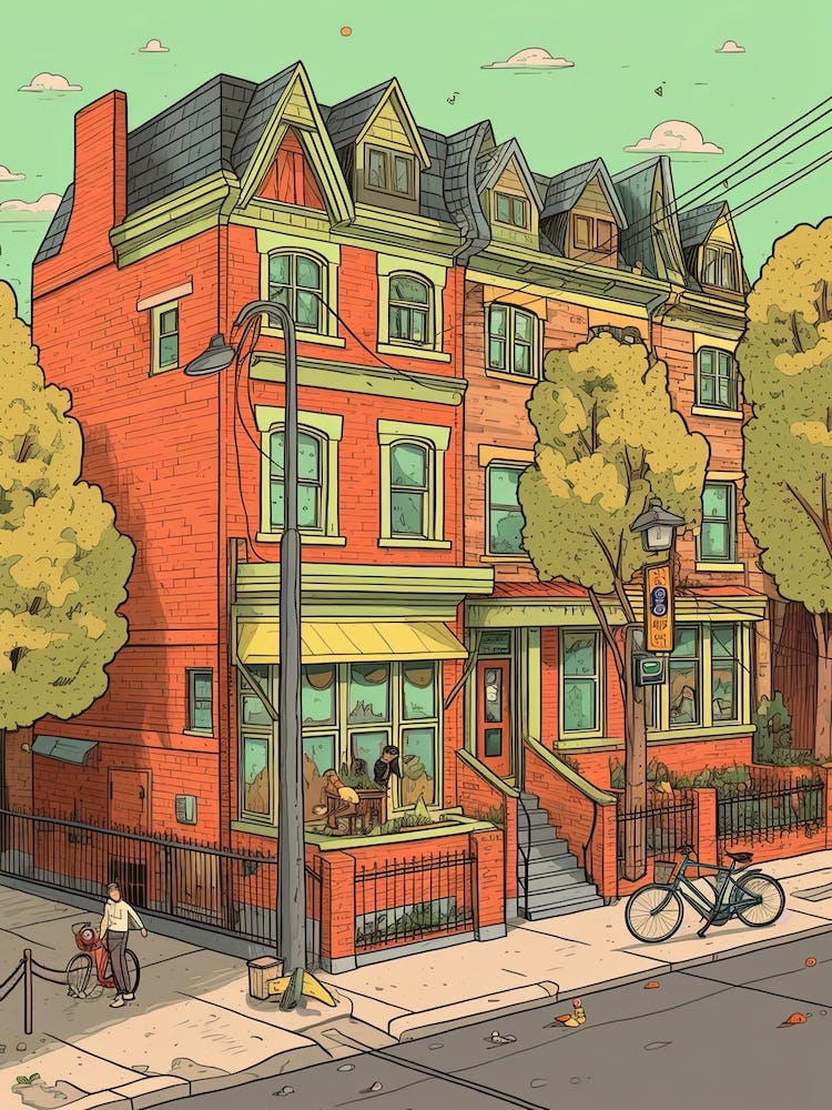 Toronto Canada Travel Illustration 3