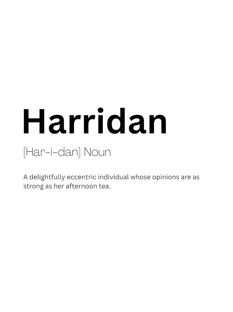 Harridan Definition Meaning