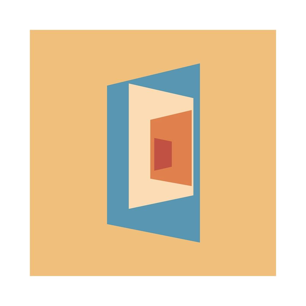 Abstract Square Colours Square