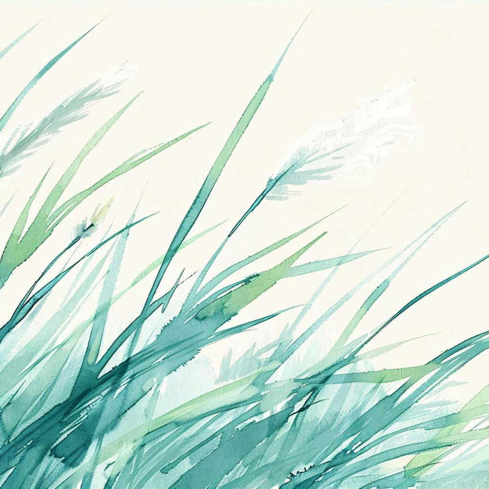 Watercolor Grass