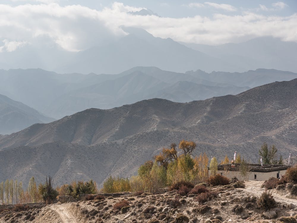 Mountains In The Himalaya, Mustang Nepal
