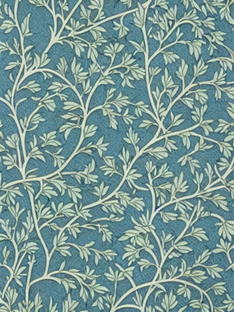 White Fir 2 tree Vintage Botanical