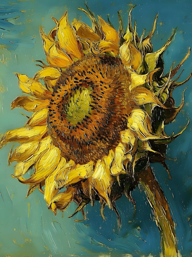 Sunflower By Van Gogh
