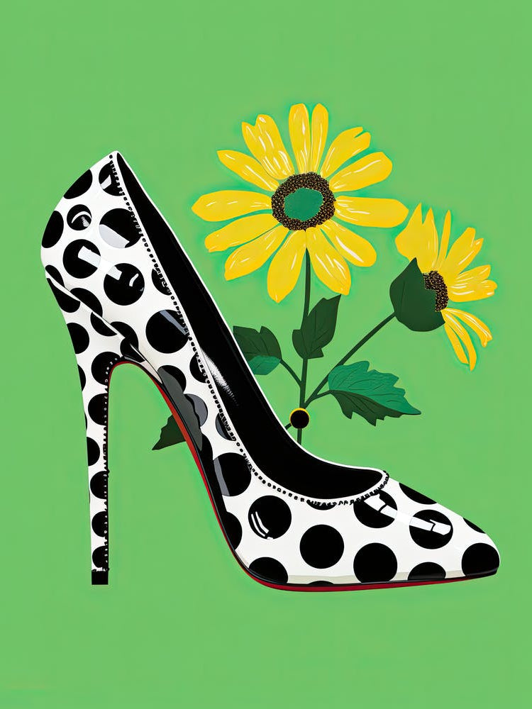 Shoes and Blossoms in Women's Ar